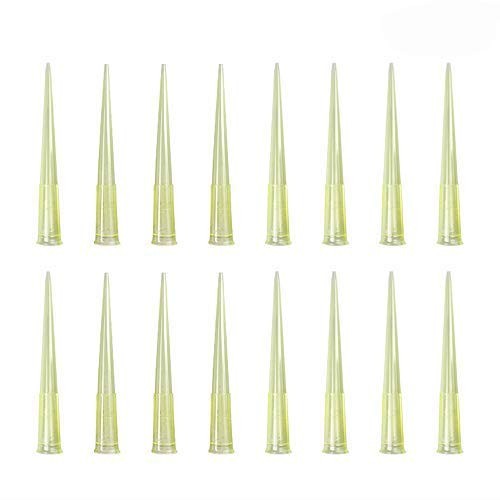 Pipette Tips 200 UL 1000 PCS Clear Yellow Laboratory Universal Plastic Liquid Pi