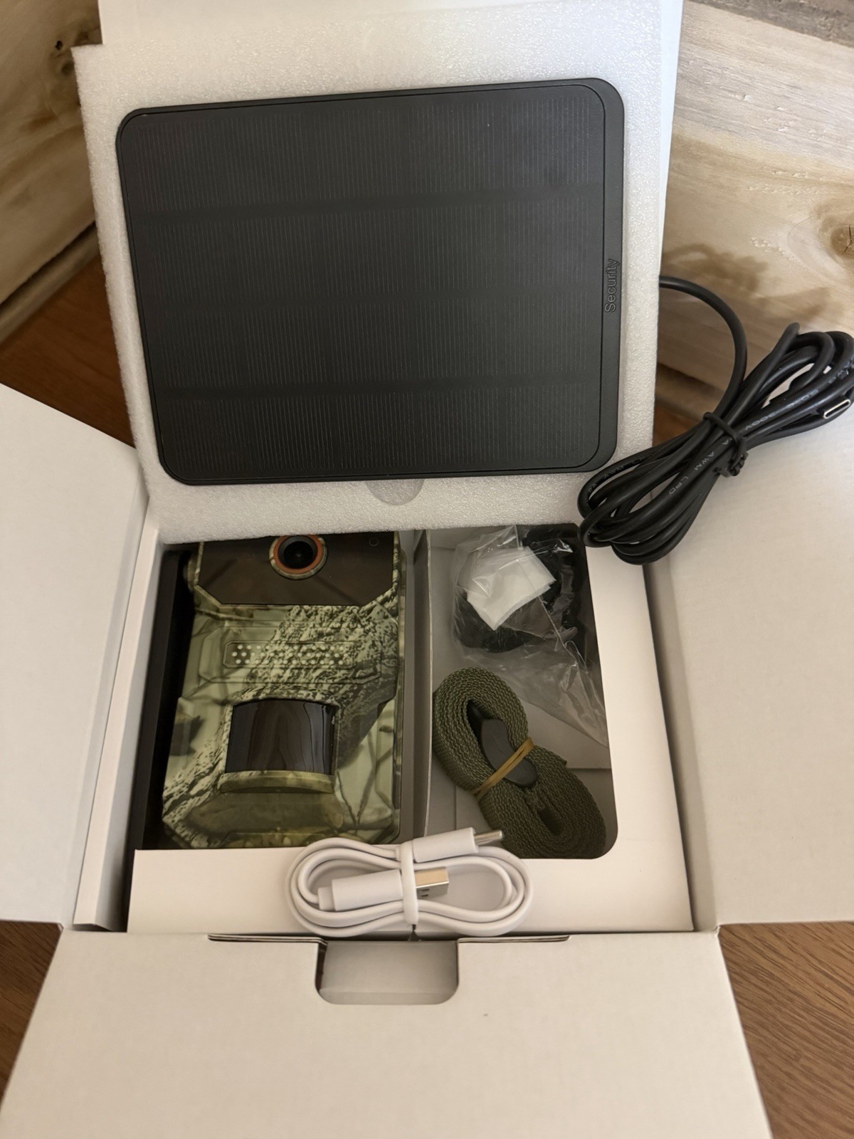 Camouflage Hunting Trail Camera 4G Cell Real-Time Alerts, Solar Powered No WiFi