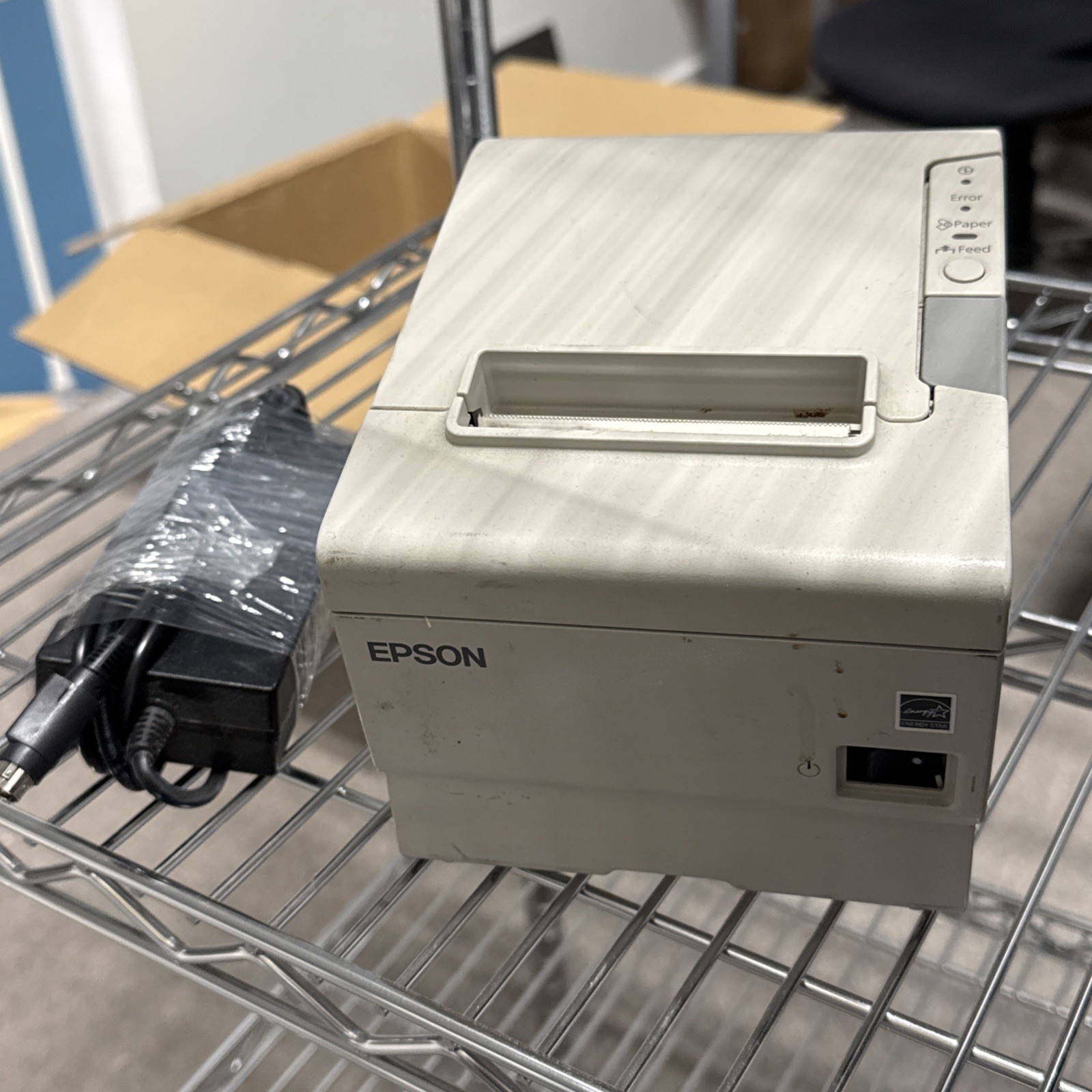Epson TM-T88V Thermal Receipt Printer Model: M244A White W/PSU