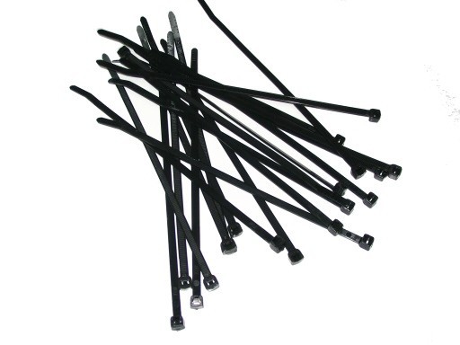 (500 pc) Cable Zip Ties Wire Straps 150 mm 6" Black Nylon