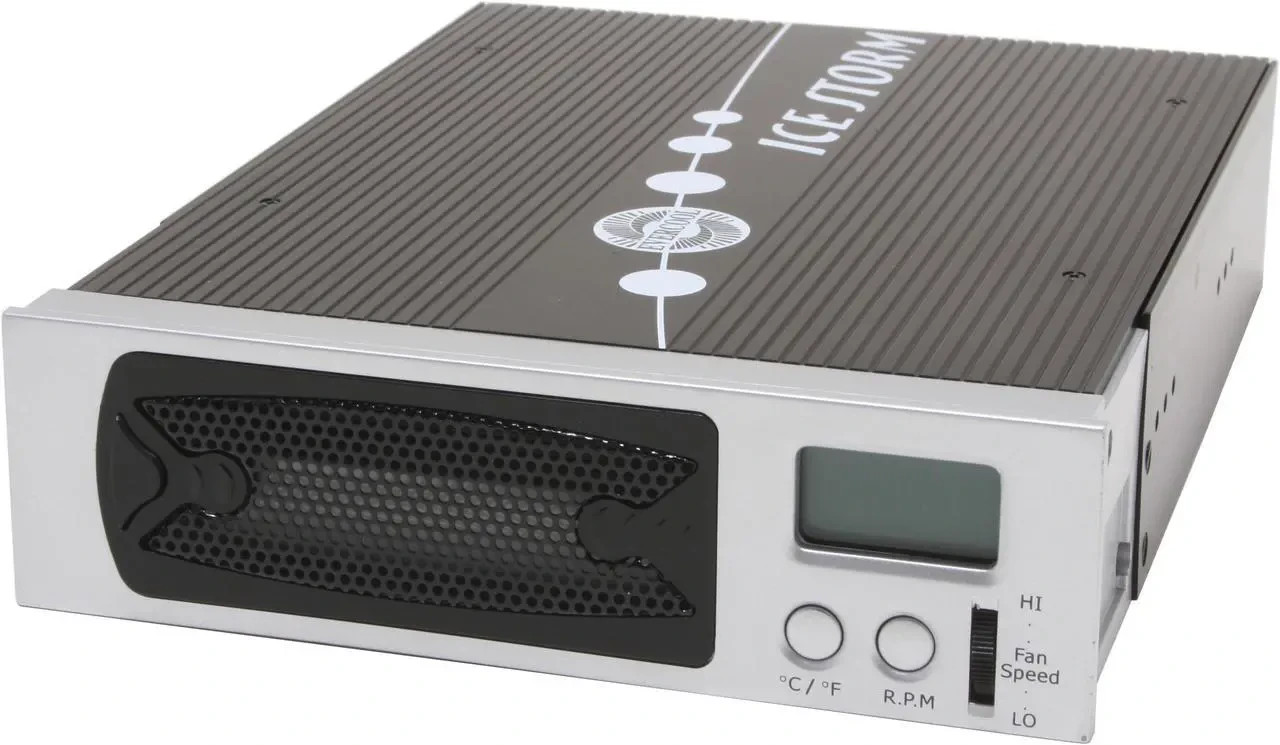 EVERCOOL HDAC 5.25" Bay Aluminum H.D.D Cooler Heatsink. LCD Display