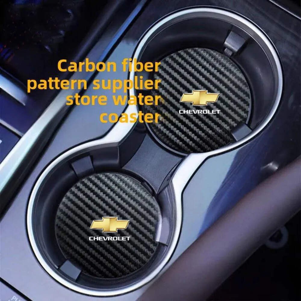 Car Cup Holder Coaster Anti-Slip Car Water Cup Pad For Chevrolet Onix Cruze Silv