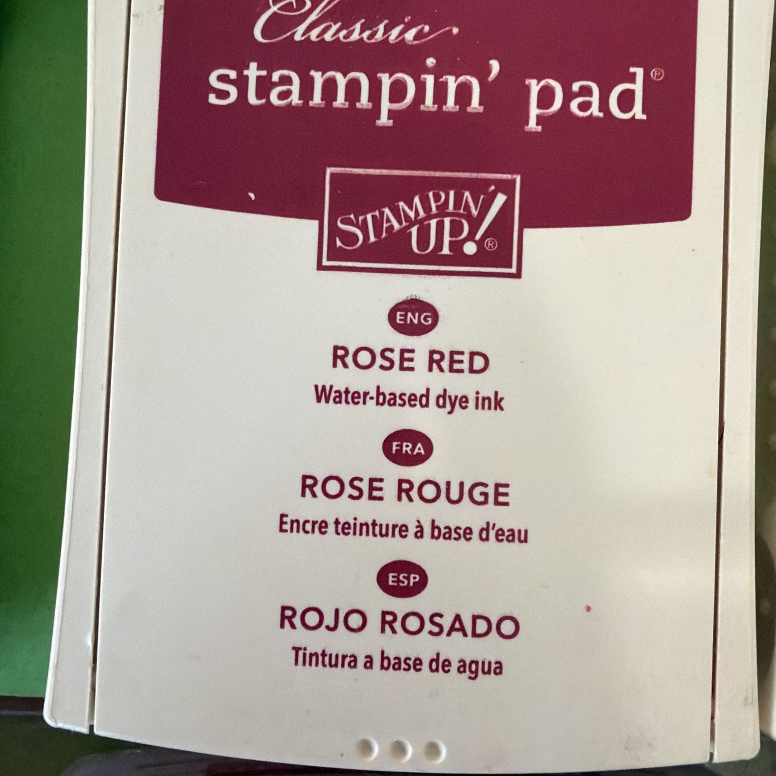 Stampin Up Pad Lot