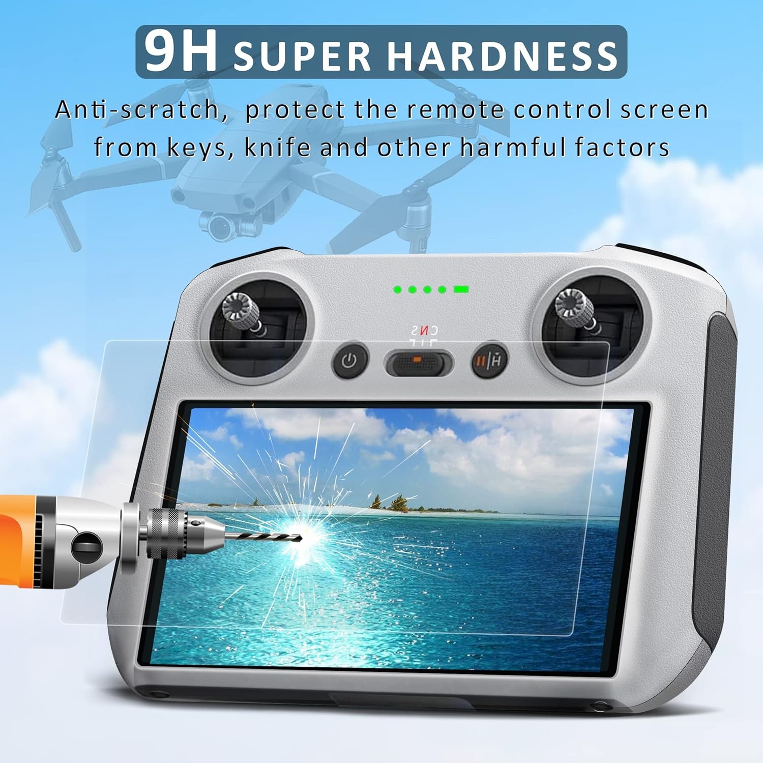 Ambison [2 Pack] DJI Mini 4 Pro Matte Glass Screen Protector,...