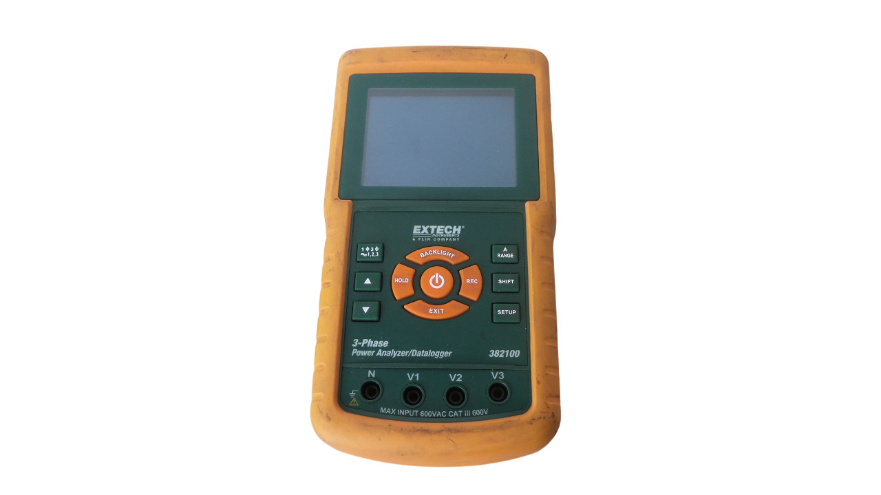 Extech 382100 3-Phase Power Analyzer/Datalogger - Free Shipping
