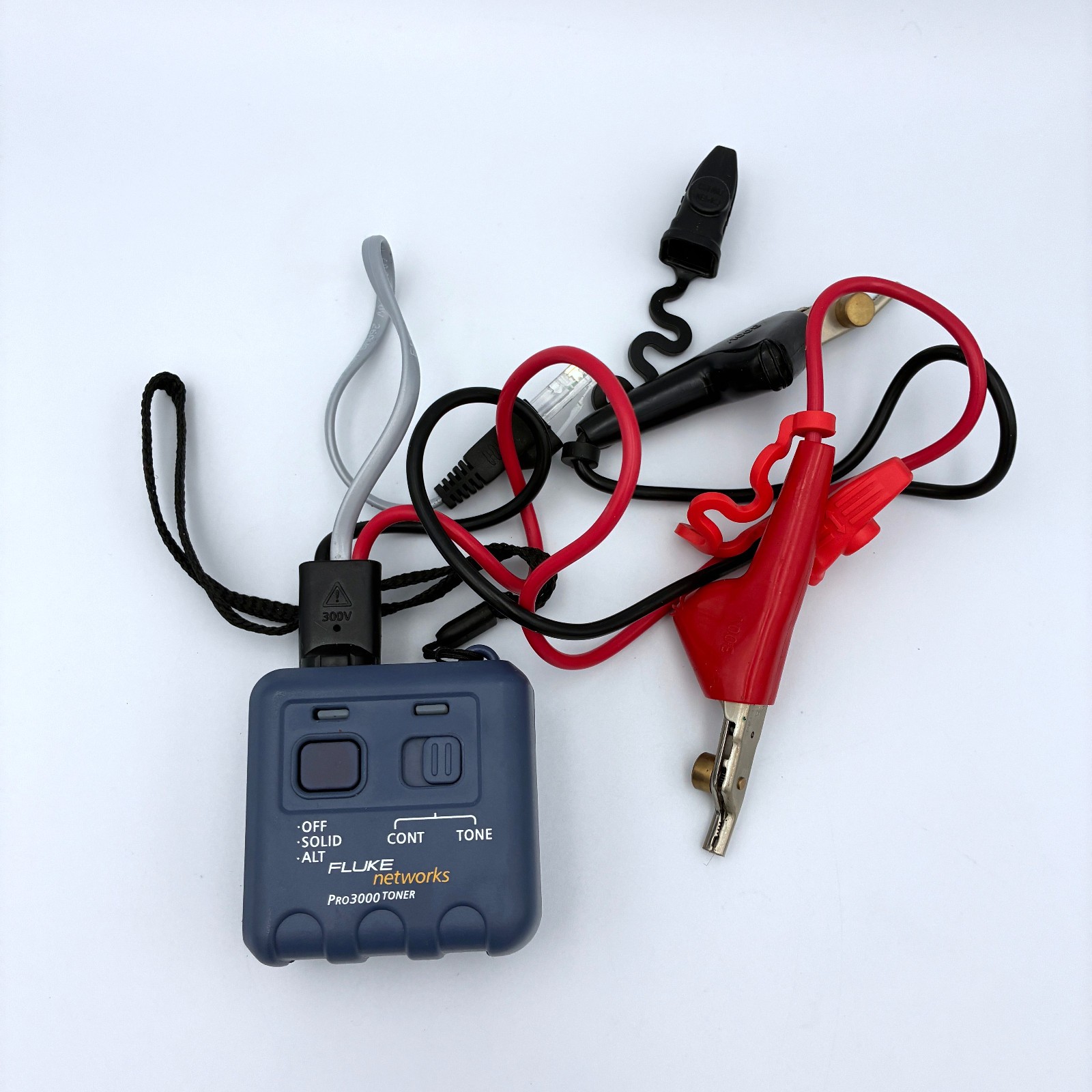 Fluke Networks Pro3000 Probe & Pro3000 Toner w/ Case - Untested