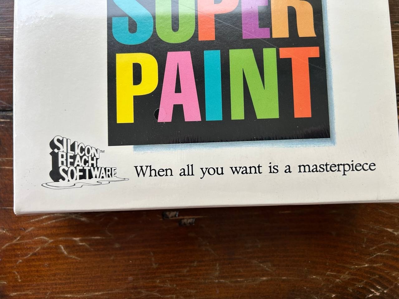 Super Paint Apple Macintosh silicon beach software. New factory sealed.