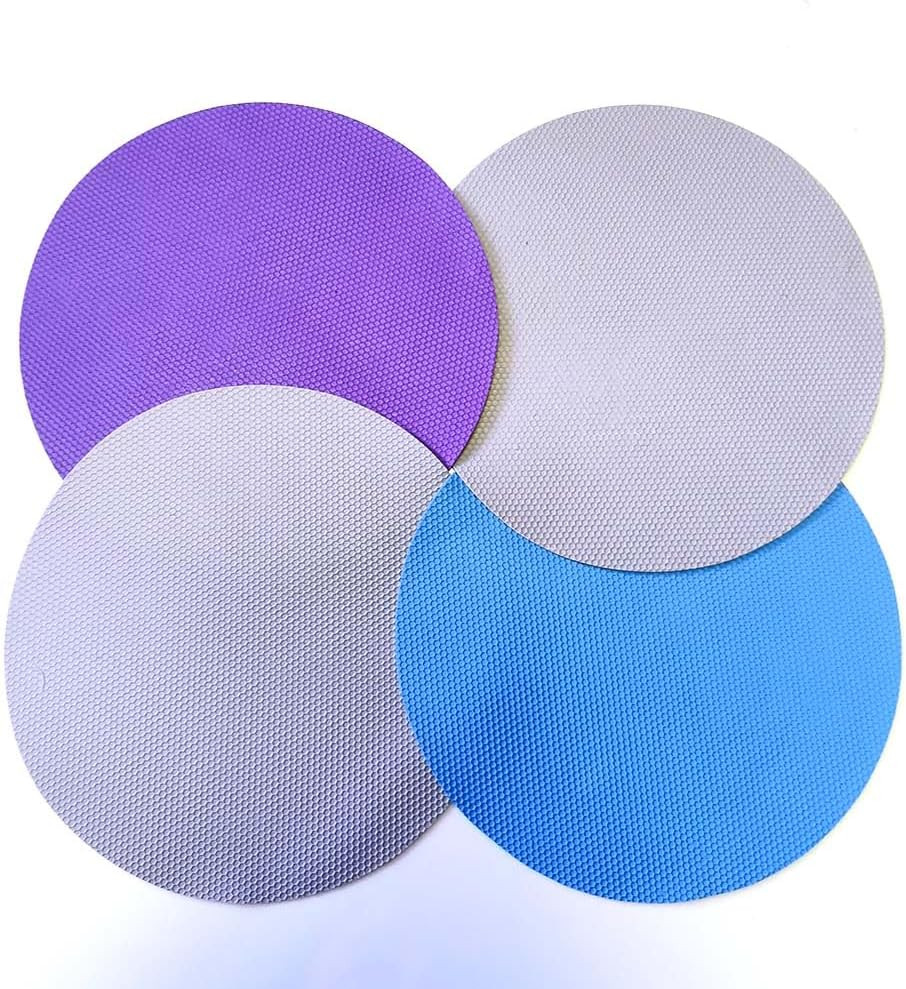 4pcs Rubber Jar Opener Bottle Gripper Non Slip Pad Multi-function Can Opener for