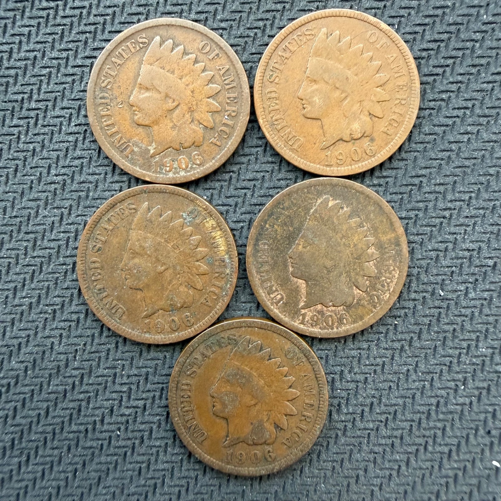 1906 Indian Head Cent Penny Circulated Full Date Multiple Available