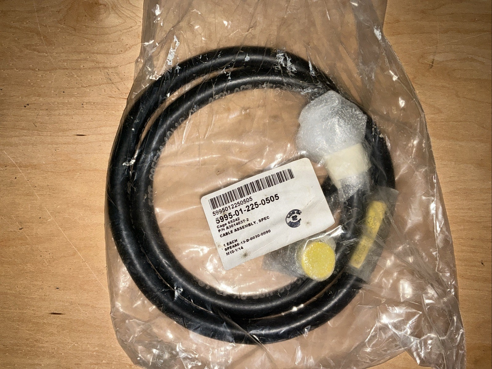 US Army Communications Special Purpose Cable A3014037-2 5995-01-225-0505 65242