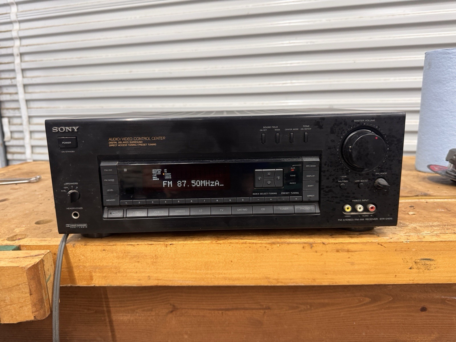 Sony STR-D1015 Audio/Video Control Center