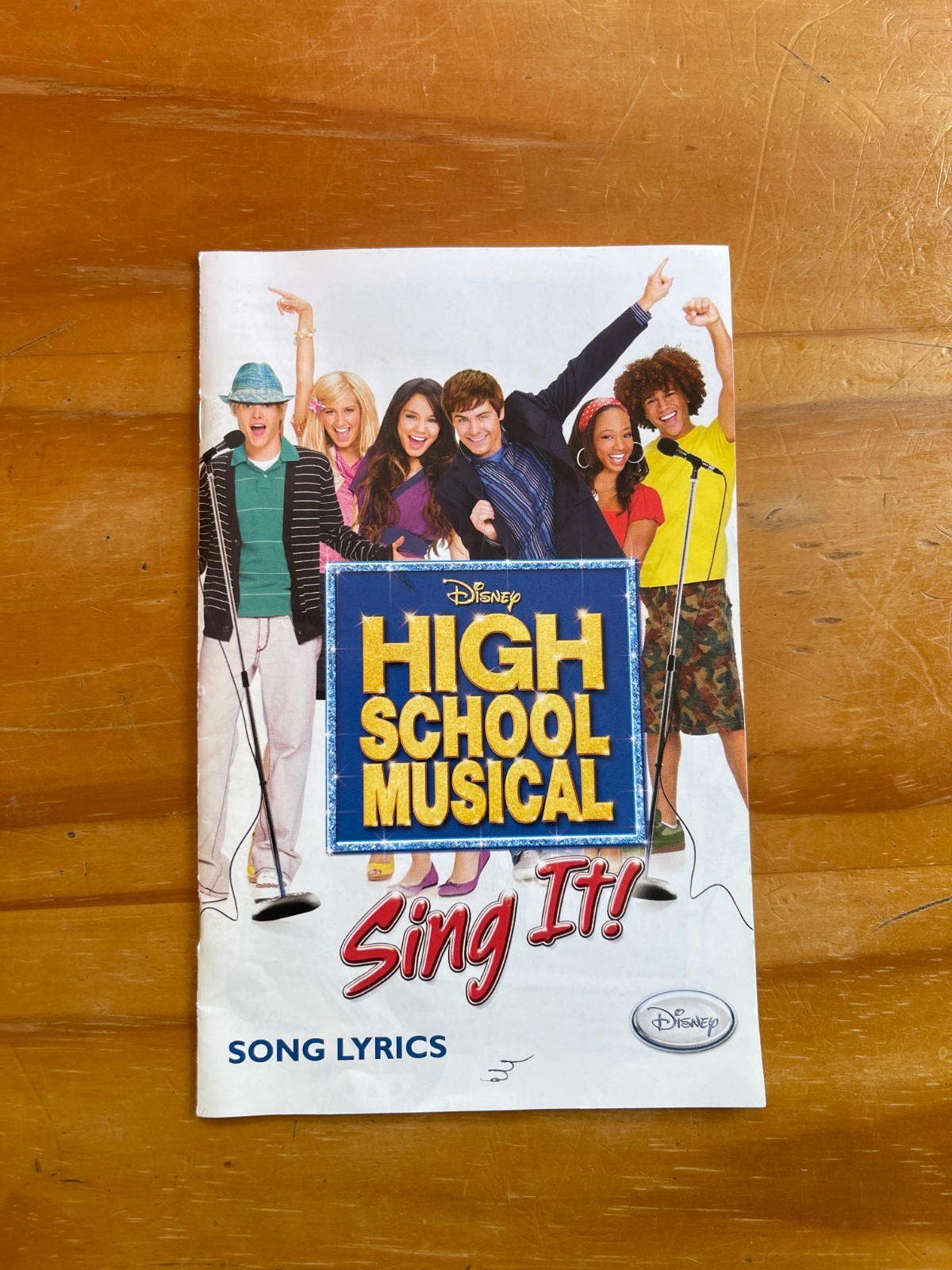 Disney High School Musical Sing It! Song Lyric Insert Booklet PlayStation 2 OEM