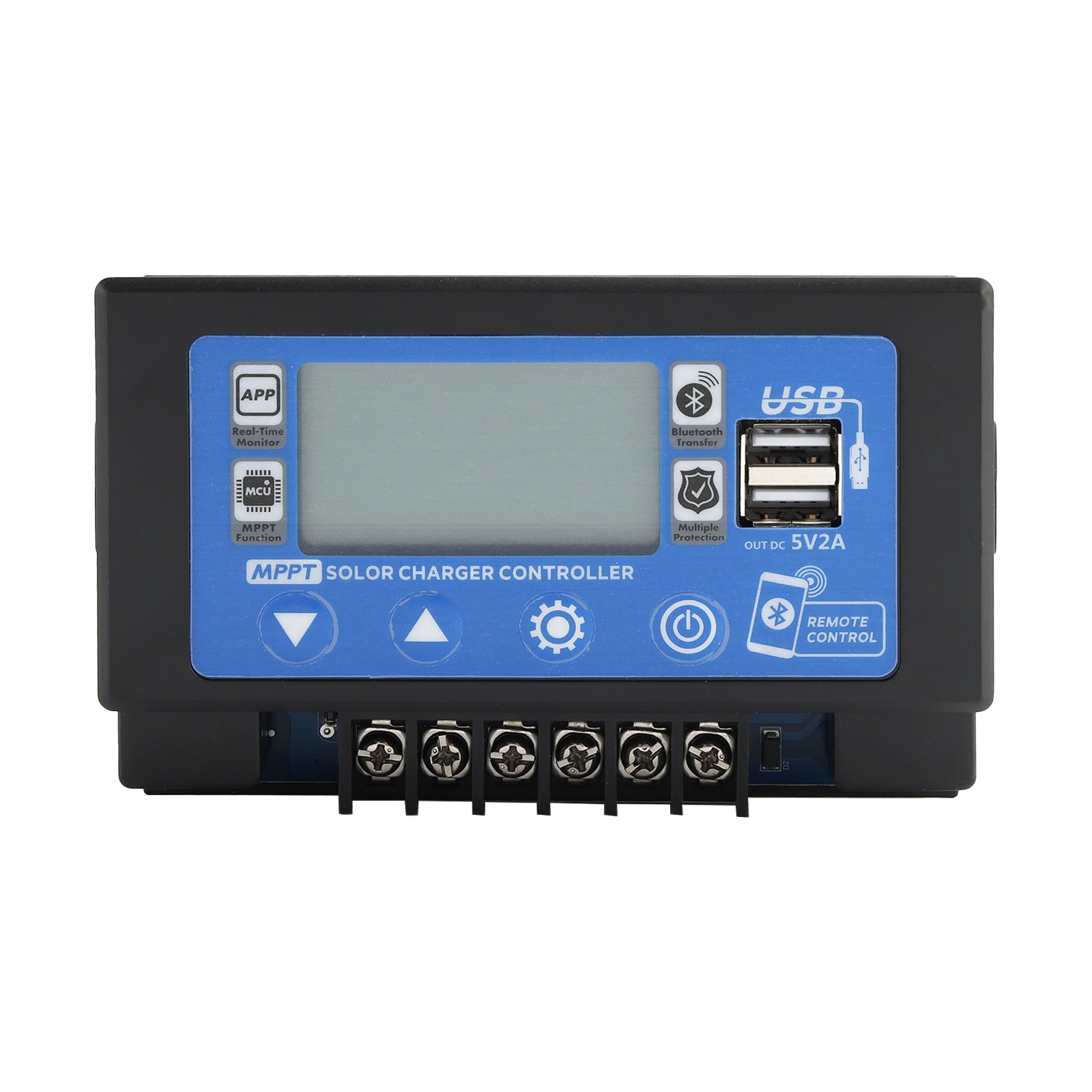 30A Embedded MPPT Solar Controller Bluetooth APP Intelligent Solar Control