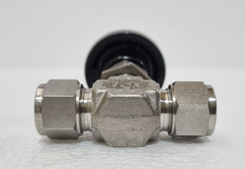 SWAGELOK SS-1RS12MM INTEGRAL NEEDLE BONNET NEEDLE VALVE #2
