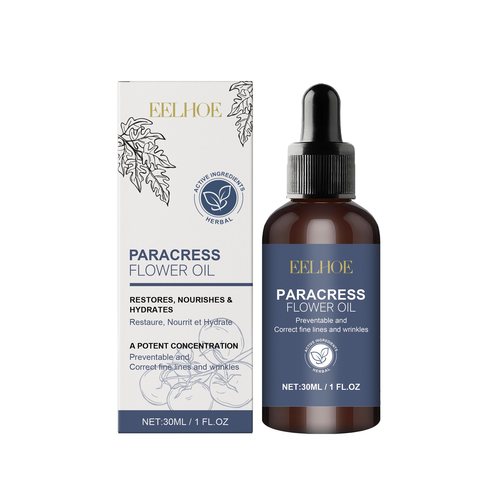 Anti-Aging Facial Firming Essential Oil - Collagen & Rose Extract Skin Repair