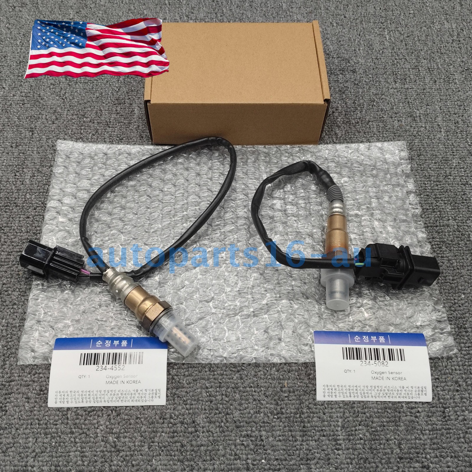 NEW 2pcs Up&Downstream O2 Oxygen Sensor For 2017 2018 2019 Kia Optima Soul 2.0L