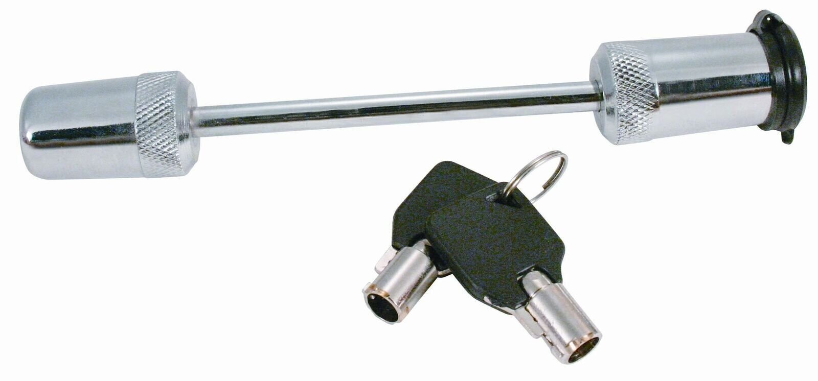 Trimax Triple Plated Chrome Finish Fixed Coupler Door Latch Lock 3-1/2" Span TC3