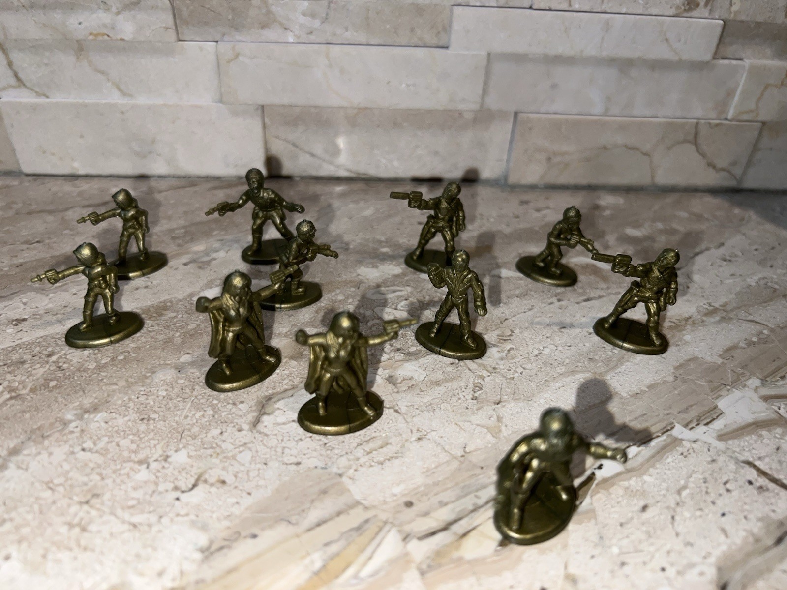 Buck Rogers Battle for the 25th Century 1998 TSR Game Parts Figures Lot Of 11