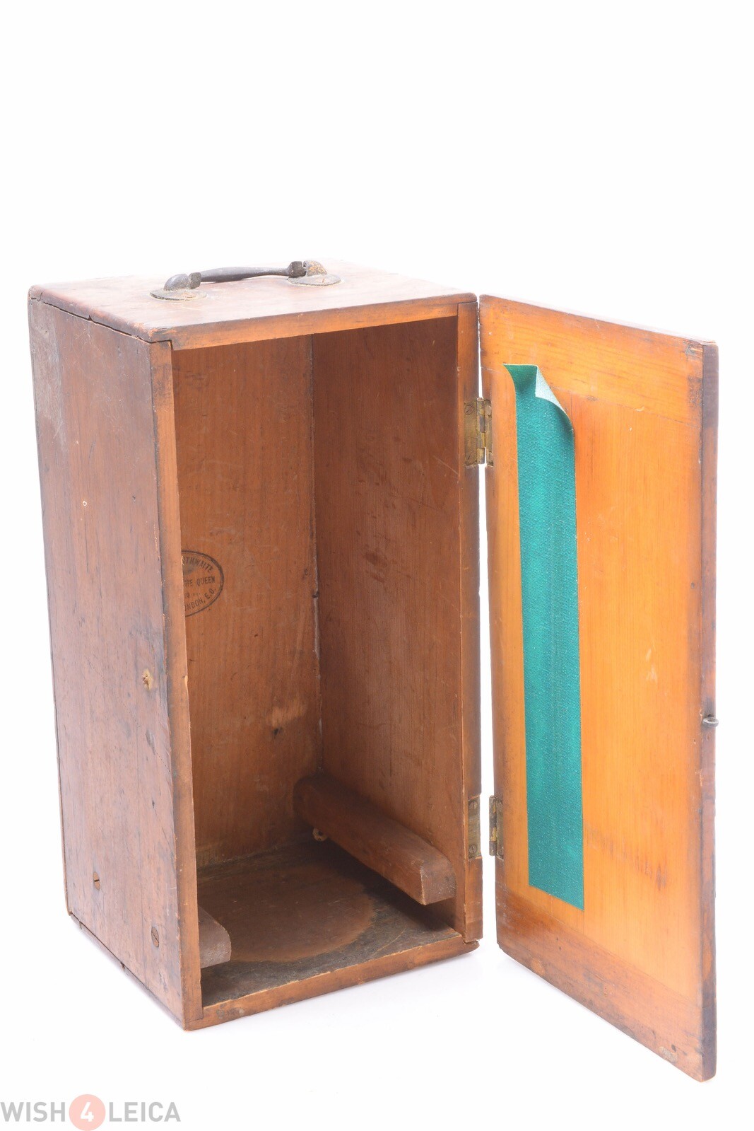 ✅ HORNE & THORNTHWAITE WOOD ANTIQUE MICROSCOPE CASE