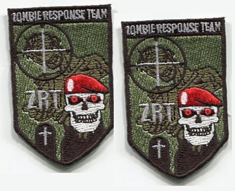JSOC SP OPS JOINT TASK FORCE vêlkrö 2" 2-PC: RED BERET ZOMBIE RESPONSE TEAM ZRT