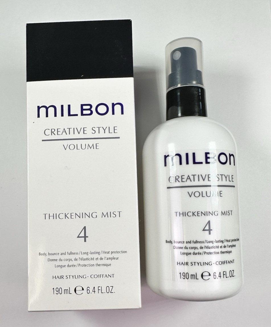 Milbon Creative Style Volume Thickening Mist # 4 New in Box 6.4 oz