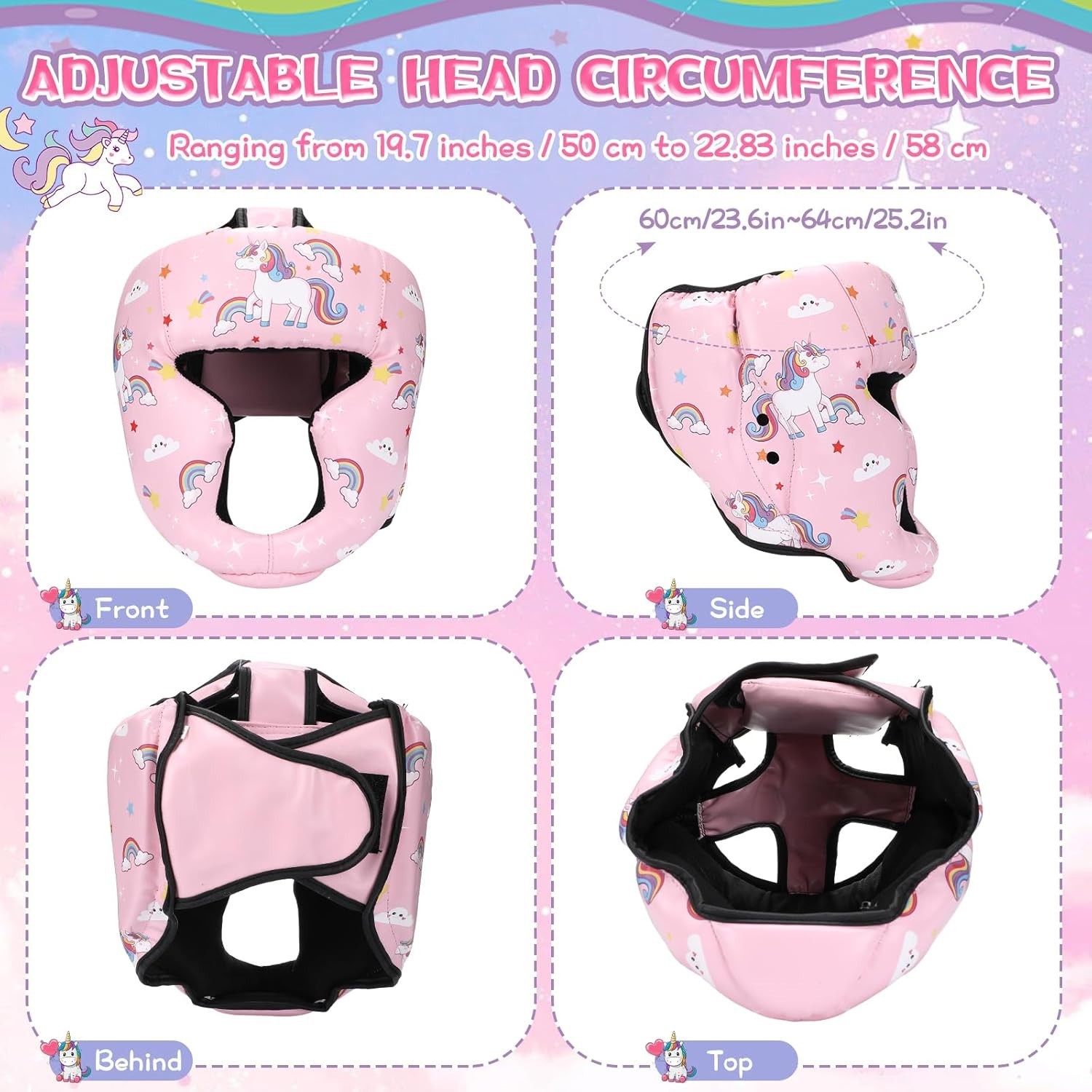 Pink Boxing Headgear   Adjustable  Equipment / Kickboxing Mua Thai Karate Traini