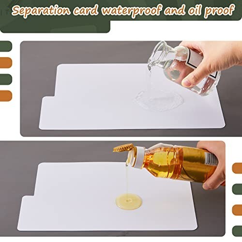 100 Comic Book Dividers with Tabs - Frosted Plastic Separators for Storage Boxes