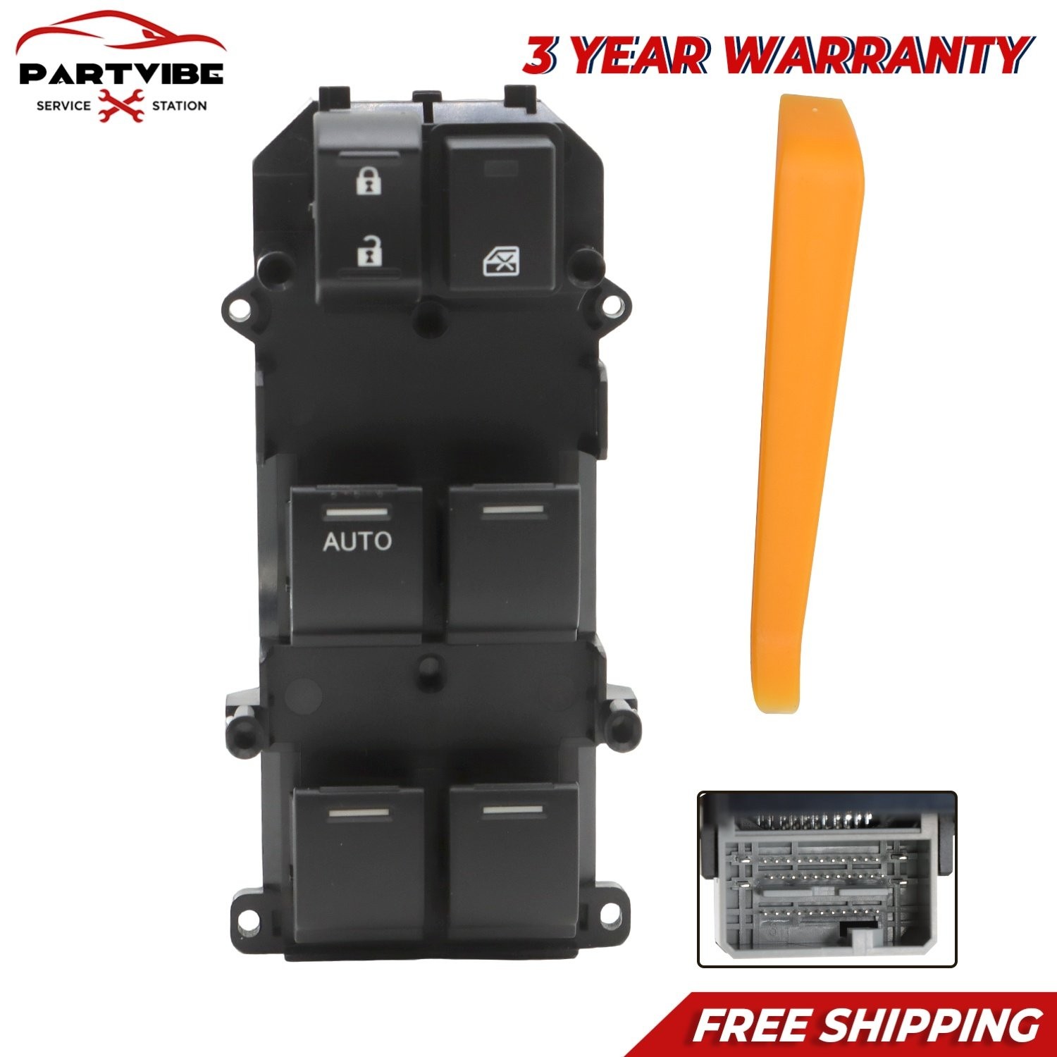 Master Power Window Switch For 2008-2012 Honda Accord Front Left Driver Side