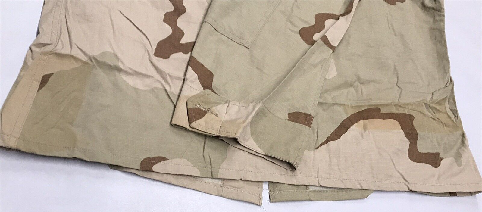 3 Color Desert BDU Combat Coat USGI 50/50 NYCO Ripstop X Large Long