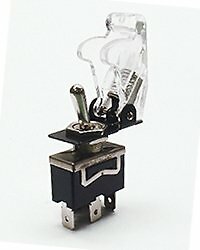 Safety Toggle Switch SPDT 20 Amp "Clear"