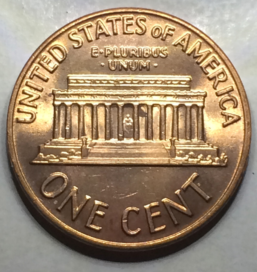 1971 D Lincoln Cent BU Red- Spike Head- Unlisted