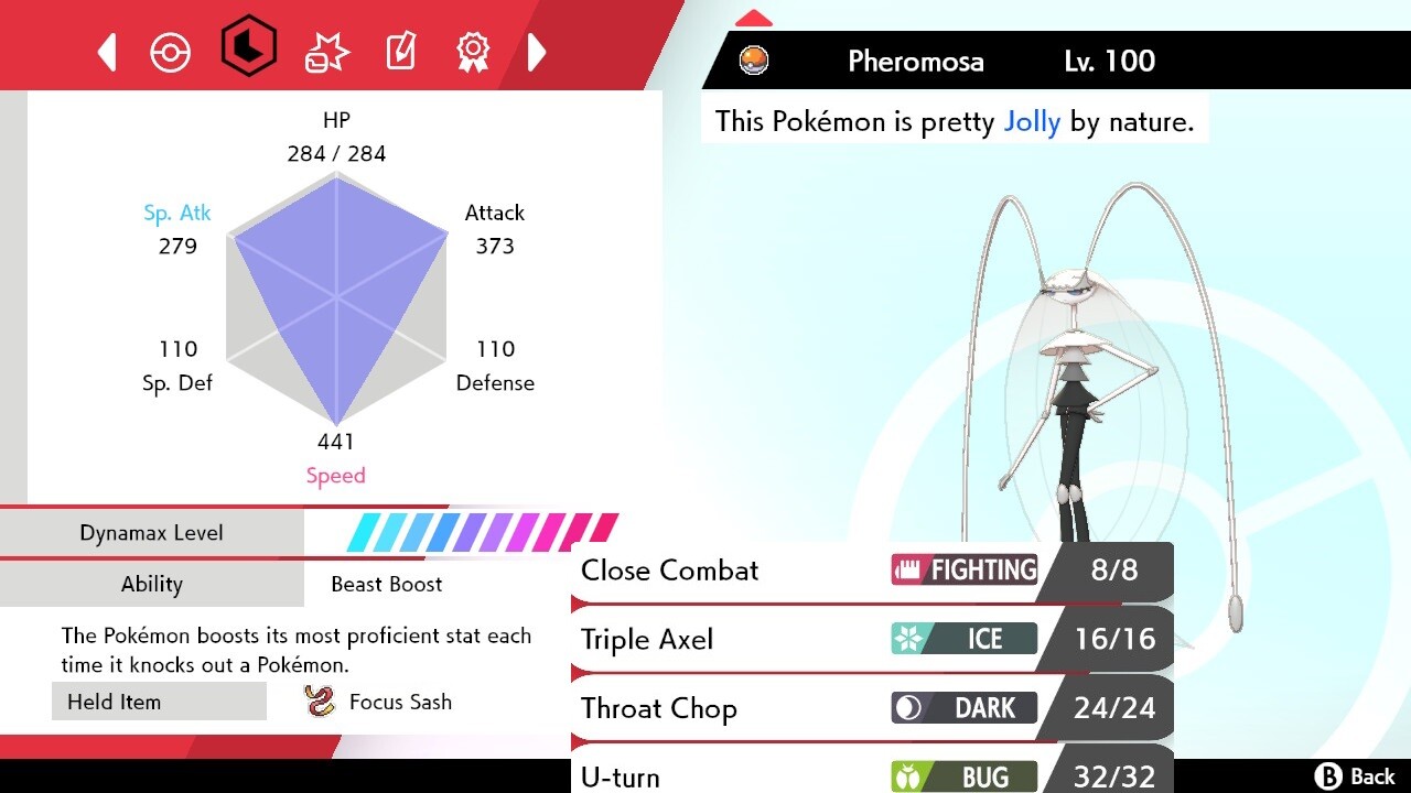 Pokemon Sword and Shield 6iv Shiny Pheromosa - FAST DELIVERY!