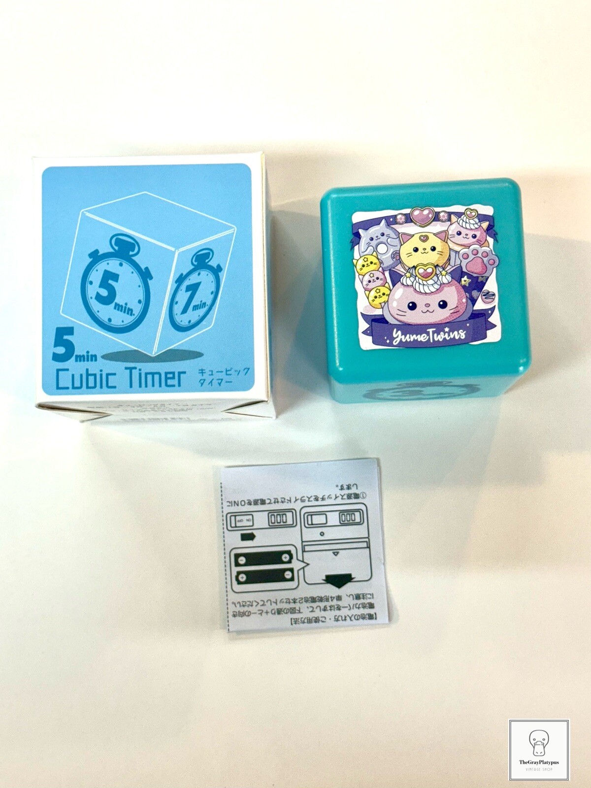 Digital Timer Cubic Gym Timer Gravity Sensor 2.5" Yume Twins Exclusive NEW!