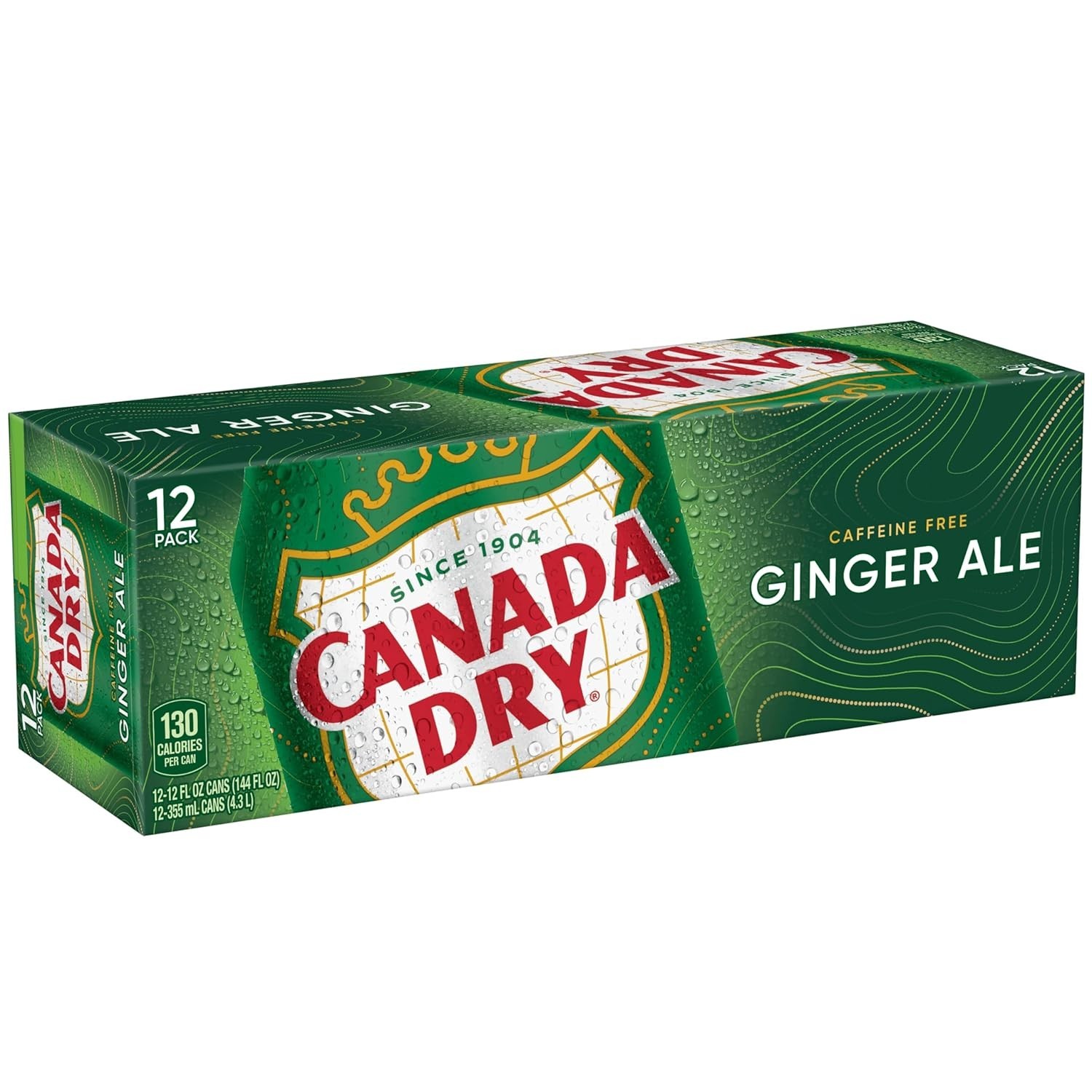 Ginger Ale Soda, 12 fl oz cans, 12 pack
