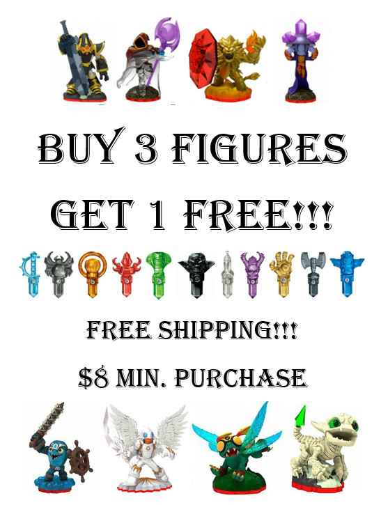 Skylanders Trap Team Figures and Traps - Buy 3 Get 1 Free - $8 Minimum Purchase