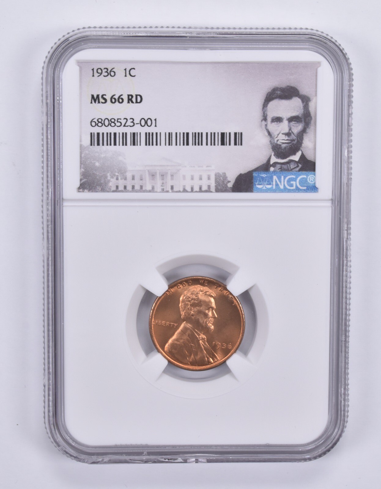 1936 Lincoln Wheat Cent MS66 RD NGC Special Label