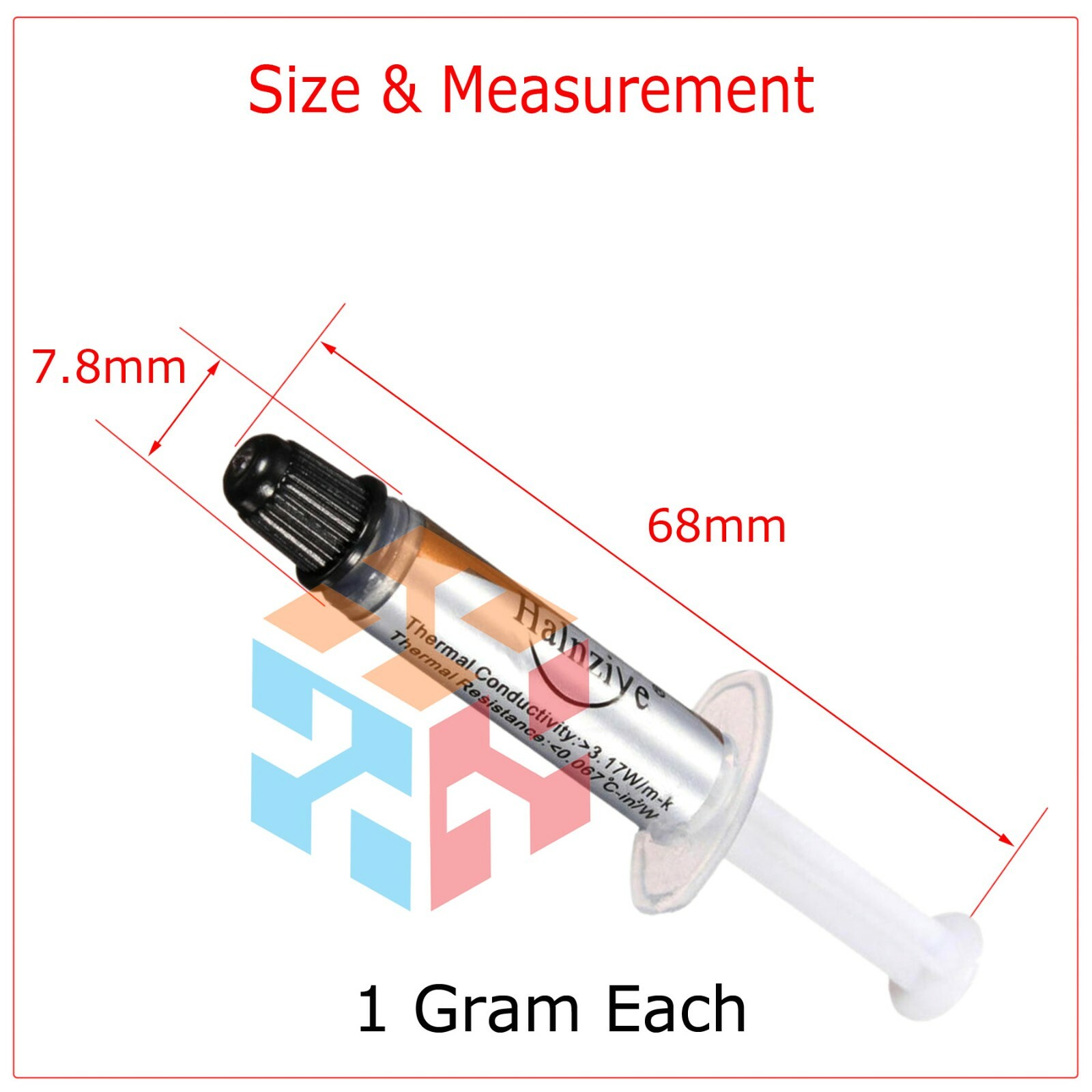 3X High Performance Silver Thermal Grease CPU Heatsink Compound Paste Syringe