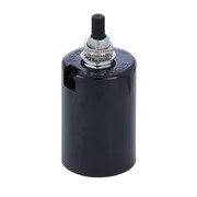 B&P Lamp Medium Base Phenolic Husk Socket with 2 Piece Bottom
