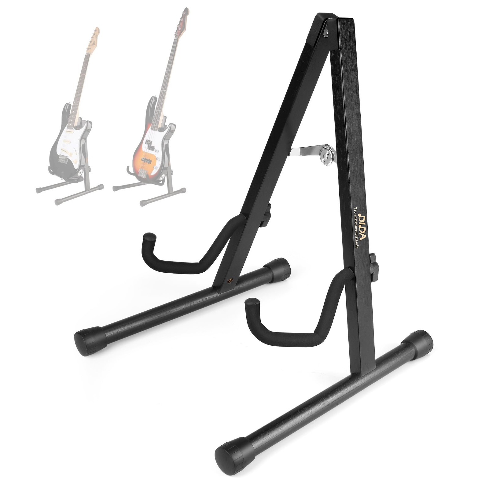 Guitar Stand, Bass Guitar Stand, A Frame Wooden Floor Stand for Bass, Guitar ...