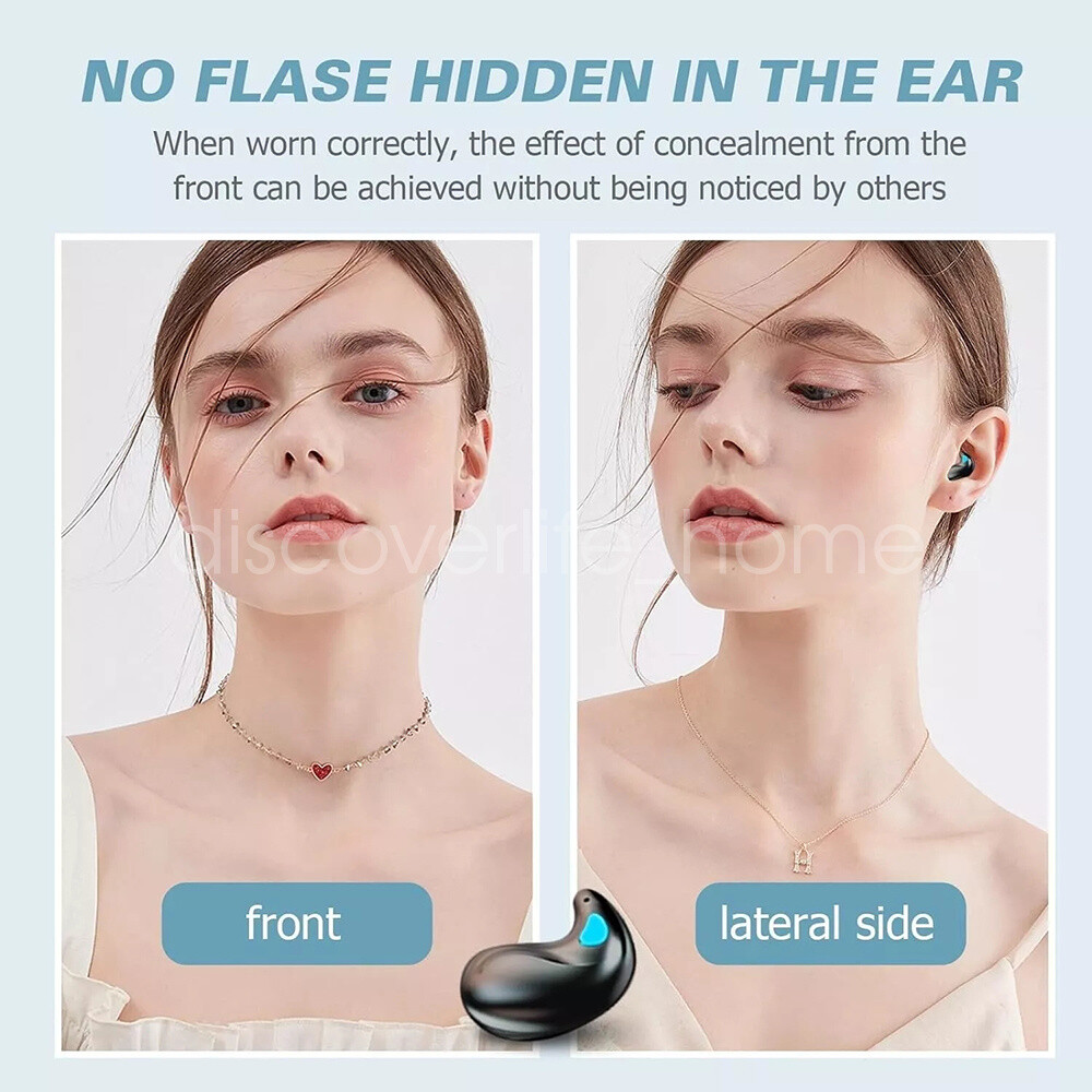 NEW Invisible Earbuds Micro Bluetooth Earbuds Sleep TWS Wireless Earphones Mini