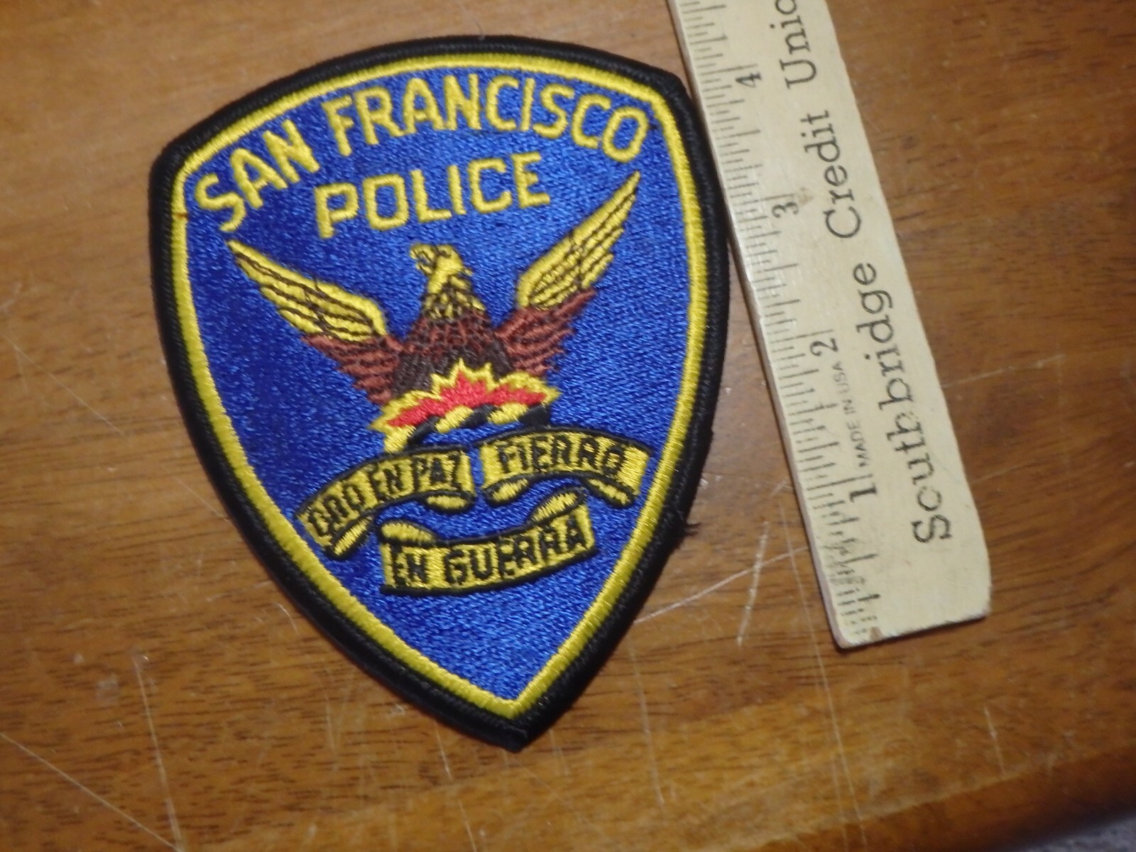 SAN FRANCISCO CALIFORNIA   VEST OBSOLETE PATCH BX sp #2