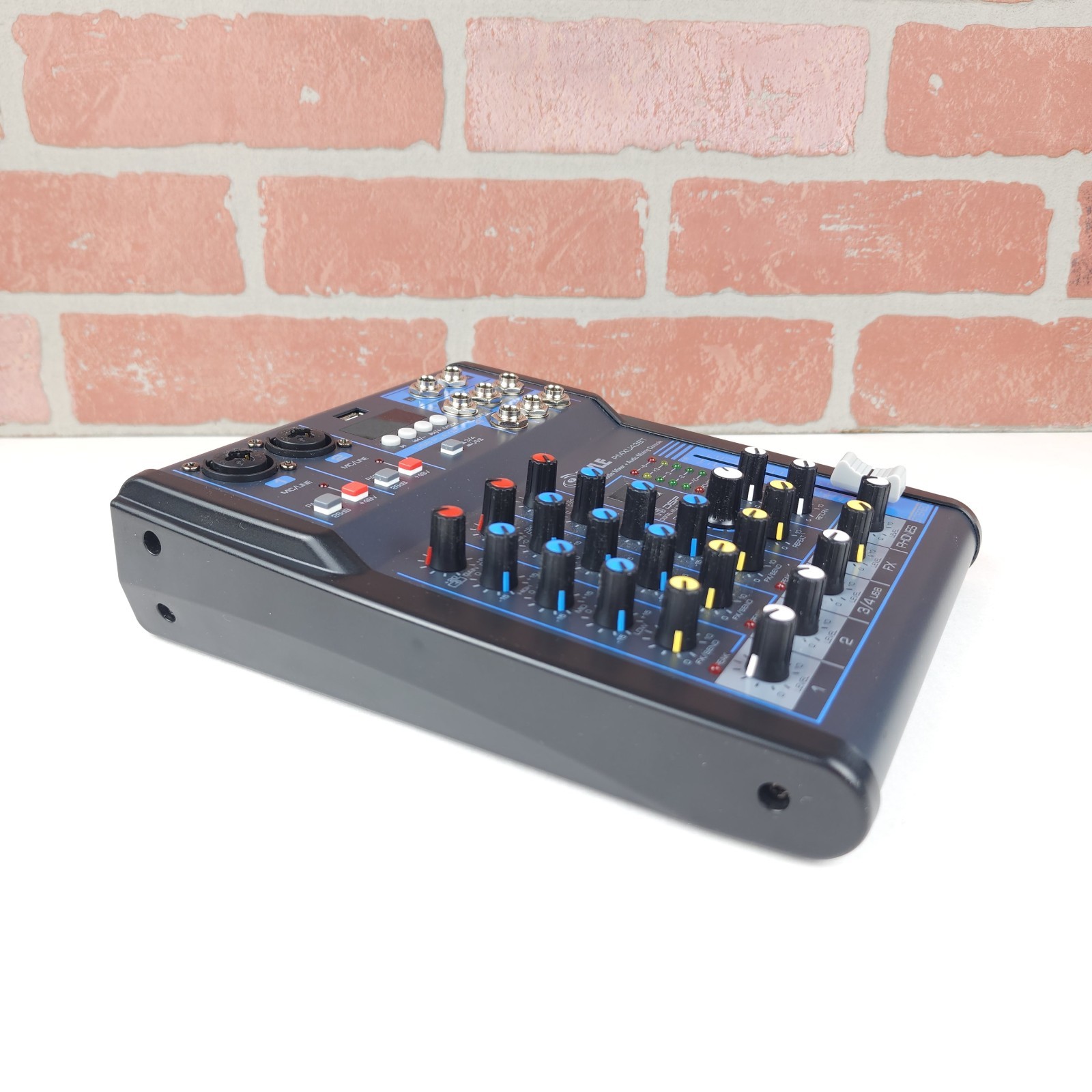 Pyle PMXU43BT BT Studio Mixer + Audio Mixing Console 4-Channel W/ Power Cable