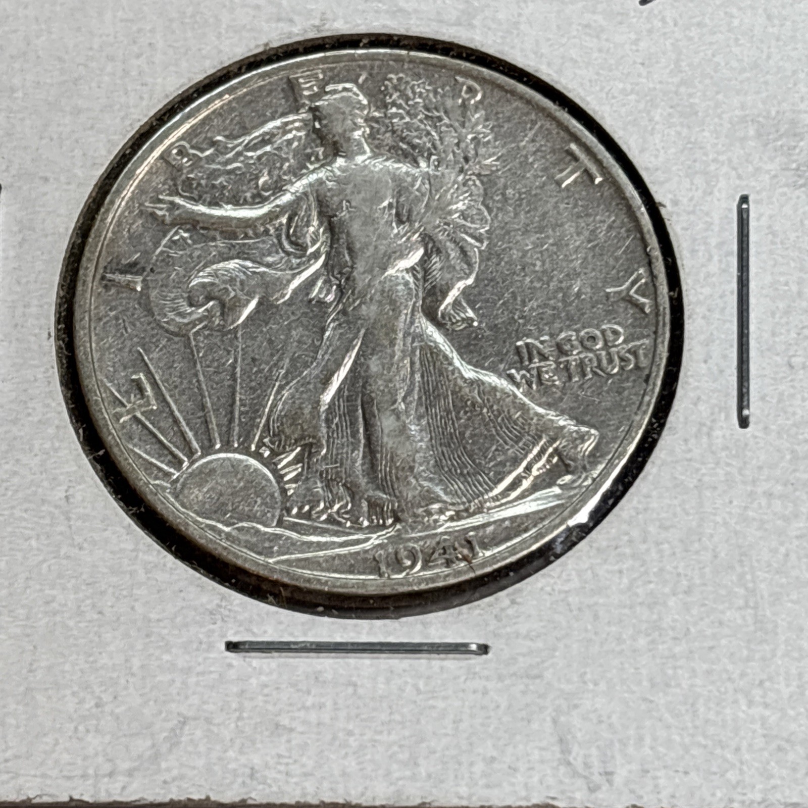1941-S Walking Liberty Half Dollar 90% Silver San Francisco See Photos