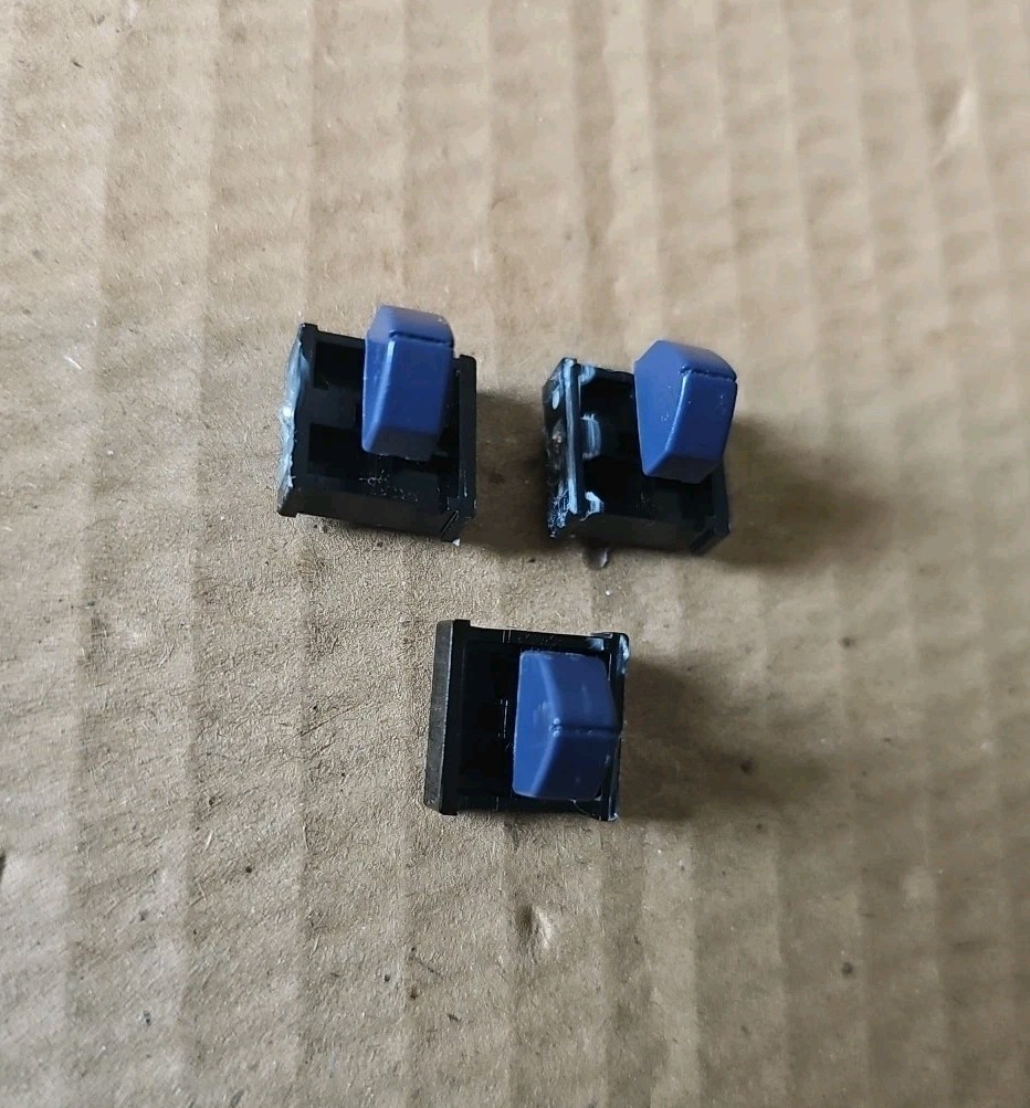 CASIO LK-100 WK-110 CTK-1100 Keyboard Volume Slider Triangle Knob Cap [2 PCS]