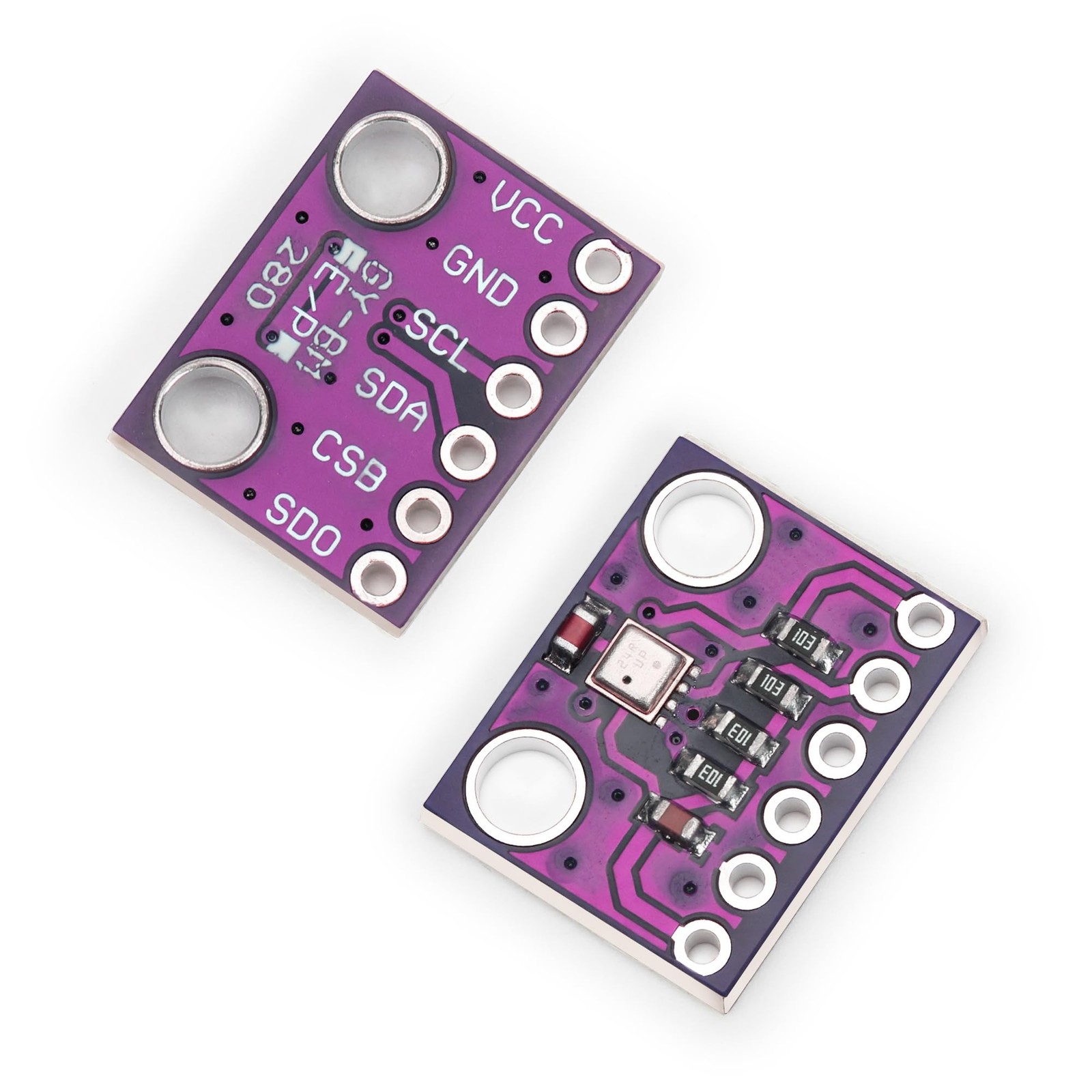 4 PCS BME280 3.3V Sensor Module Atmospheric Pressure Temperature GYBME280