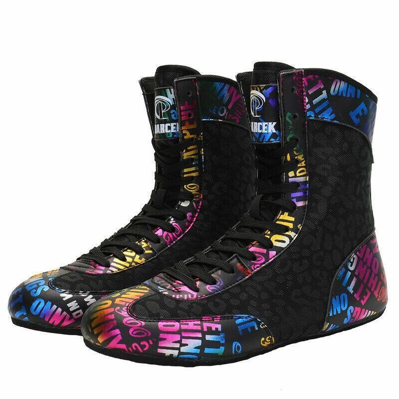 Professional Wrestling Boxing Training Sneakers Women Men's Fighting Sport Shoes