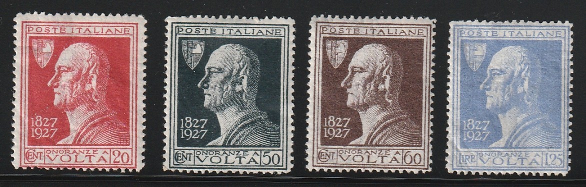 Italy    1927    Sc # 188-91    MLH    OG