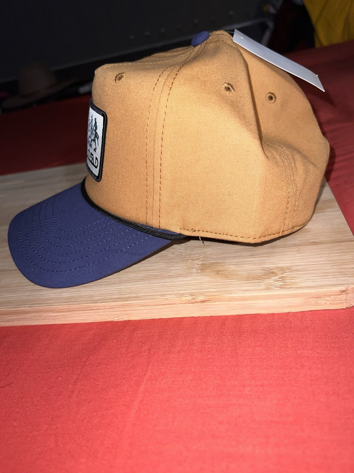Grateful Dead Dancing Bears Snapback Hat Brown Blue Mad Engine One Size