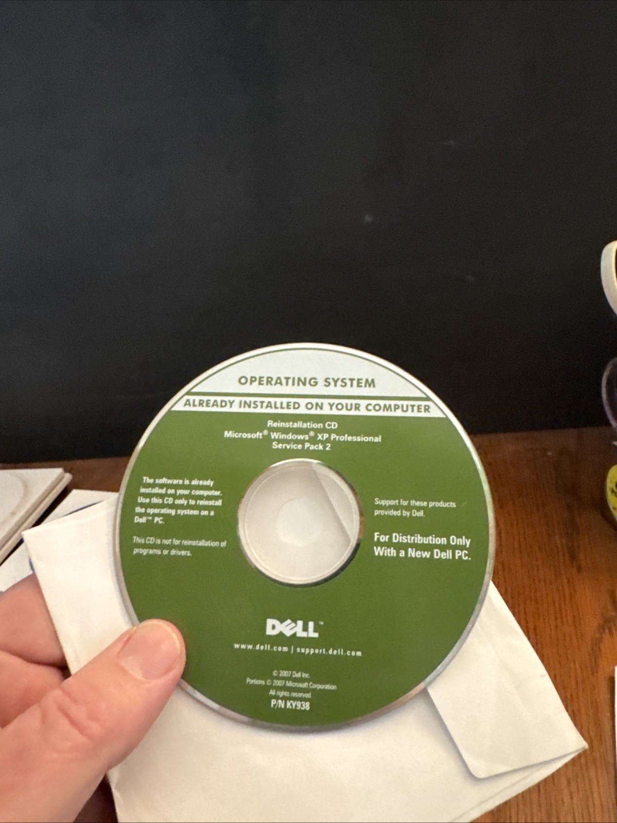 Dell Windows XP Professional With Service Pack 2 Reinstallation CD SP2