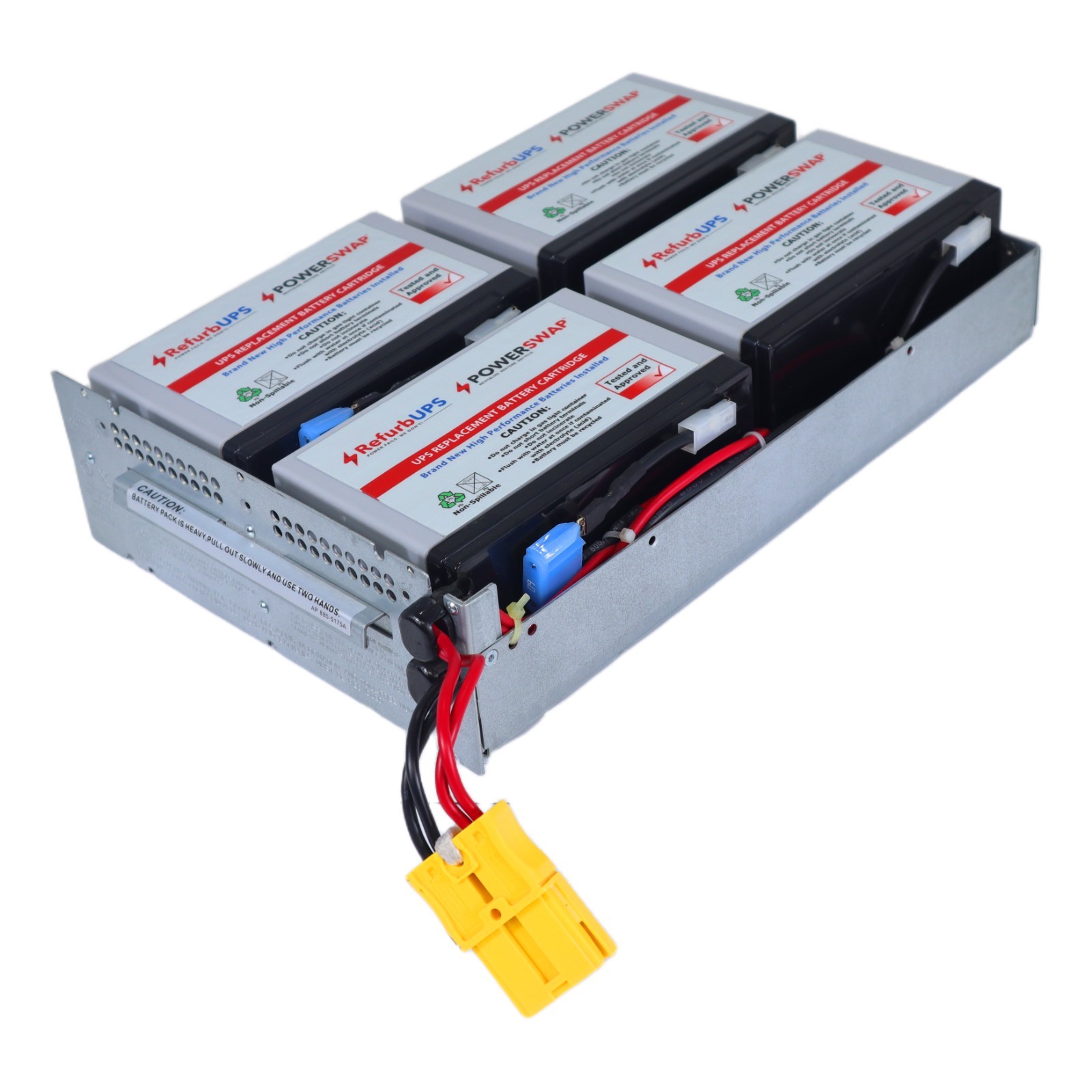 APC RBC133 SMT1500RM2U Battery Cartridge With Brand New Batteries-Hot SWAP Ready